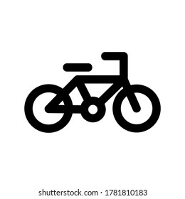 bike icon or logo isolated sign symbol vector illustration - high quality black style vector icons

