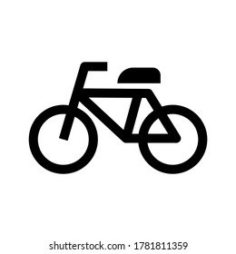 bike icon or logo isolated sign symbol vector illustration - high quality black style vector icons
