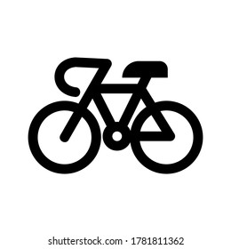 bike icon or logo isolated sign symbol vector illustration - high quality black style vector icons

