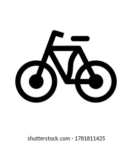 bike icon or logo isolated sign symbol vector illustration - high quality black style vector icons

