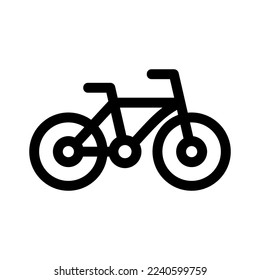 bike icon or logo isolated sign symbol vector illustration - high quality black style vector icons
