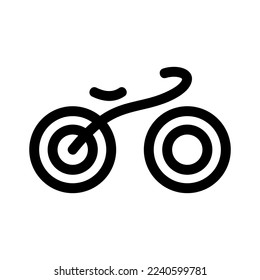 bike icon or logo isolated sign symbol vector illustration - high quality black style vector icons
