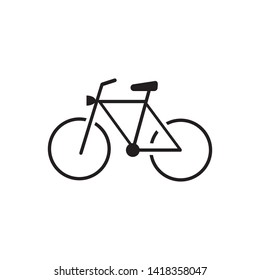bike icon logo vector design template