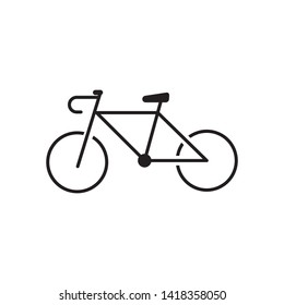 bike icon logo vector design template