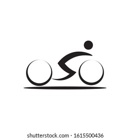bike icon logo vector design