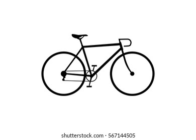 bike  icon   on white background
