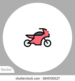 Bike icon sign vector,Symbol, logo illustration for web and mobile