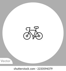 Bike icon sign vector,Symbol, logo illustration for web and mobile