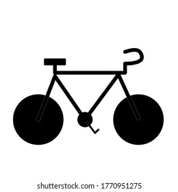 bike icon. solid icon