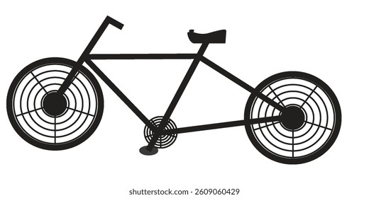 Bike icon suitable for info graphics, websites and print media and  interfaces. Line vector icon.