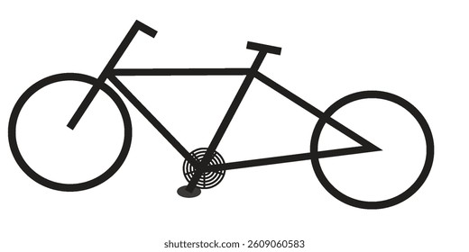 Bike icon suitable for info graphics, websites and print media and  interfaces. Line vector icon.