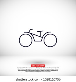 bike icon vector