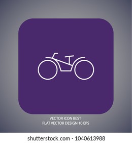 bike icon vector