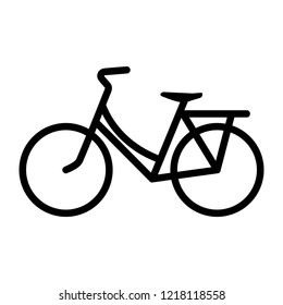 Bike icon vector