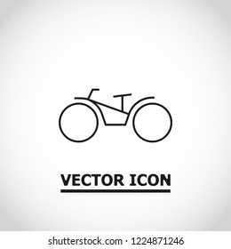 bike icon vector