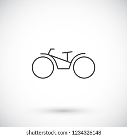 bike icon vector