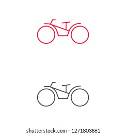 bike icon vector