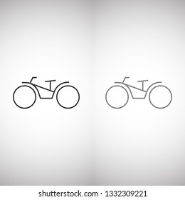 bike icon vector