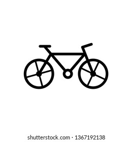 Bike icon vector