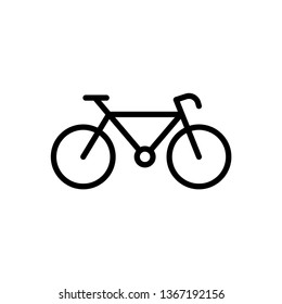 Bike icon vector