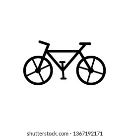 Bike icon vector