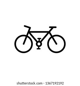 Bike icon vector