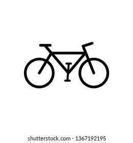 Bike icon vector