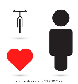 bike icon vector