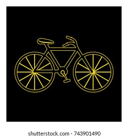 bike icon vector