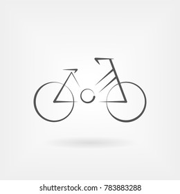 Bike icon vector