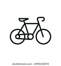 Bike icon vector design templates simple and modern concept