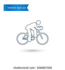 bike. bike icon. bike vector. flat style. sign design vector. sign design. Vector EPS 10