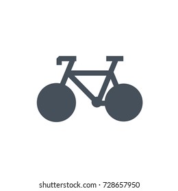 bike icon vector. bike glyph style design