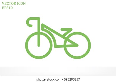 bike icon, vector illustration.