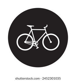 bike icon vector illustration logo design