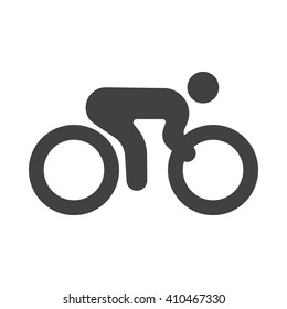 Bike icon Vector Illustration on the white background.