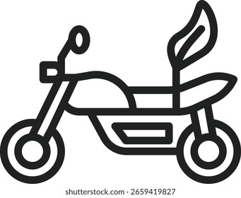 Icono de la bici Imagen de Vector. Adecuado para App móviles, App de Web y medios impresos.