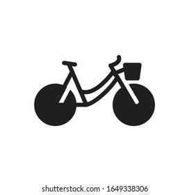 Bike icon vector logo design template illustration