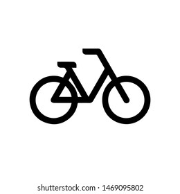 Bike icon vector logo template