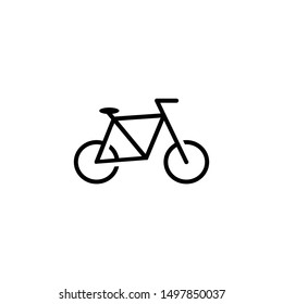 Bike Icon Vector Logo Template