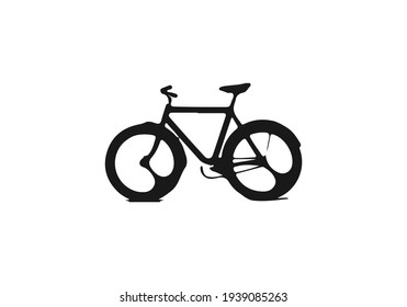 Plantilla de logotipo vectorial de icono de bicicleta