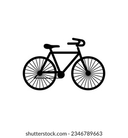 Plantilla de logotipo vectorial de icono de bicicleta
