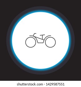 bike icon vector . Lorem Ipsum Illustration design