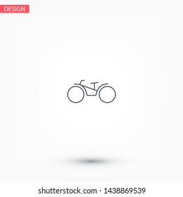 bike icon vector . Lorem Ipsum Illustration design