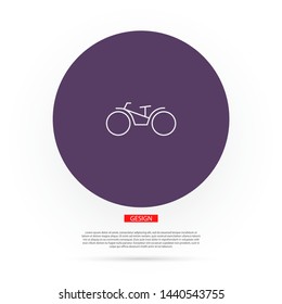 bike icon vector . Lorem Ipsum Illustration design