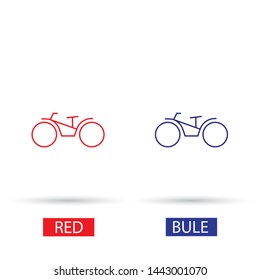bike icon vector . Lorem Ipsum Illustration design