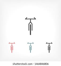 bike icon vector . Lorem Ipsum Illustration design