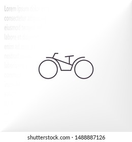 bike icon vector . Lorem Ipsum Illustration design