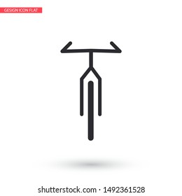 vector icono de bicicleta. Diseño de ilustración de Lorem Ipsum