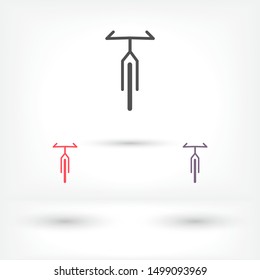 bike icon vector . Lorem Ipsum Illustration design